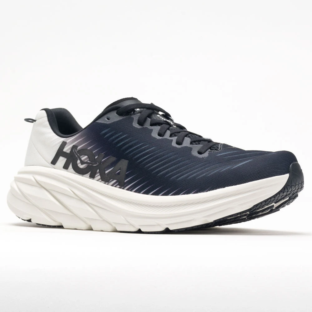 Hoka One One Rincon 3 Men's Black/White 7 Hoka One One Rincon 3 Men's Black/White - Image 5