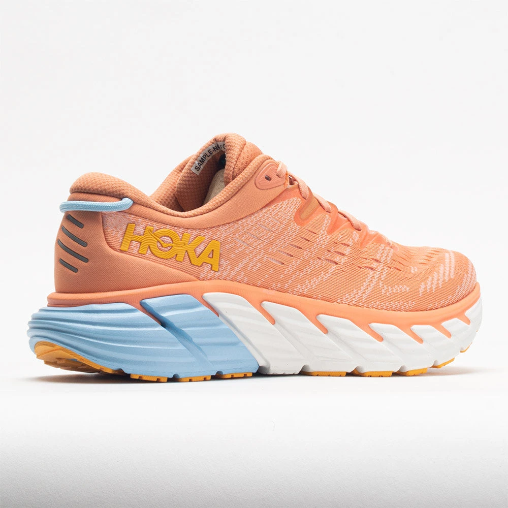 HOKA Gaviota 4 Women's Shell Coral/Peach Parfait 8 HOKA Gaviota 4 Women's Shell Coral/Peach Parfait - Image 6