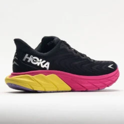 HOKA Arahi 6 Women's Black/Pink Yarrow -Hoka Store 049237 6