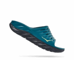 Hoka Men's Ora Recovery Slide (BCBT - Blue Coral/Butterfly) -Hoka Store 1099673 BCBT 2