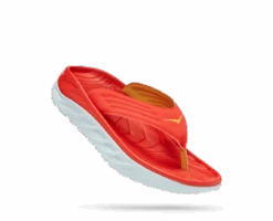 Hoka Men's Ora Recovery Flip (FAYW - Fiesta/Amber Yellow)