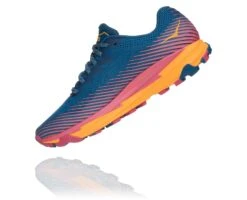 Hoka Women's Torrent 2 (MBSF - Moroccan Blue / Saffron) -Hoka Store 1110497 MBSF 4