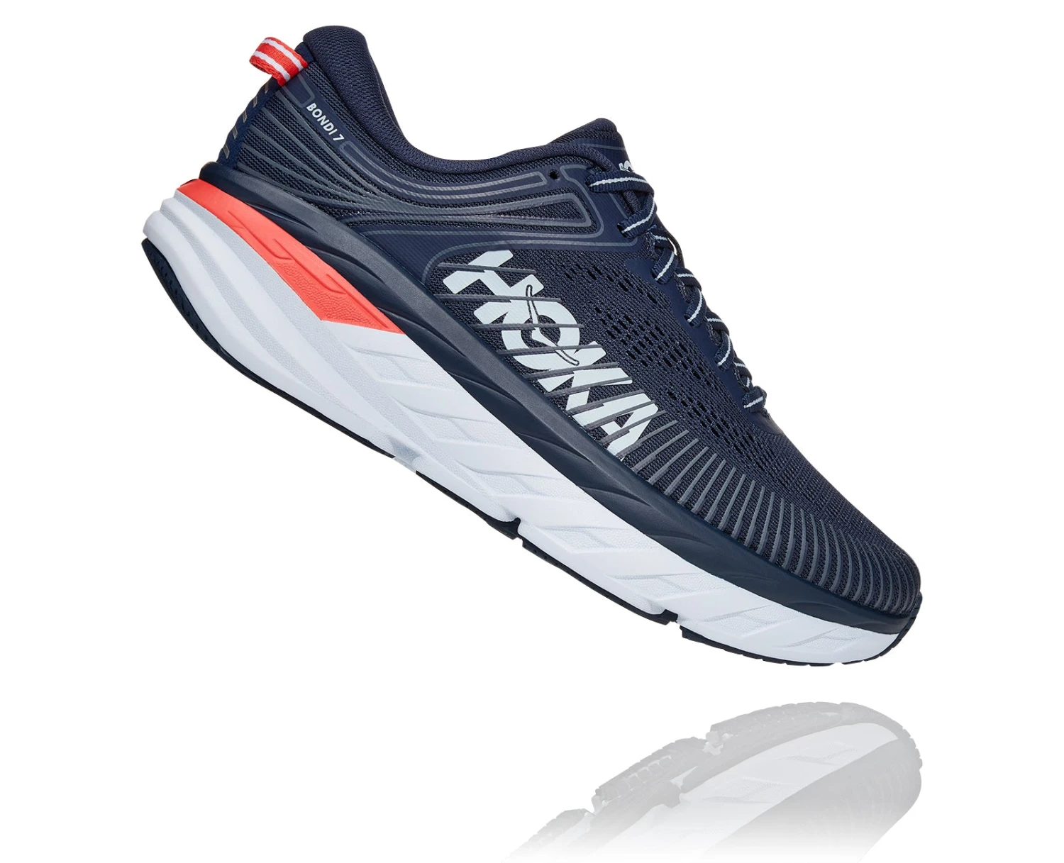 Hoka Women's Bondi 7 (BIBBL - Black Iris/Ballad Blue) 4 Hoka Women's Bondi 7 (BIBBL - Black Iris/Ballad Blue) - Image 2