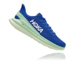 Hoka Men's Mach 4 (DBGA - Dazzling Blue/Green Ash) -Hoka Store 1113528 DBGA 2