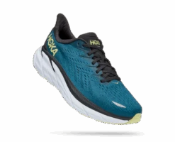 Hoka Men's Clifton 8 (BCBT - Blue Coral/Butterfly)