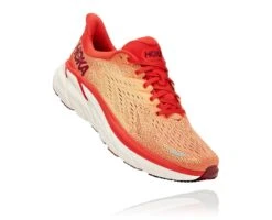 Hoka Men's Clifton 8 (FBOR - Fiesta/Blazing Orange)