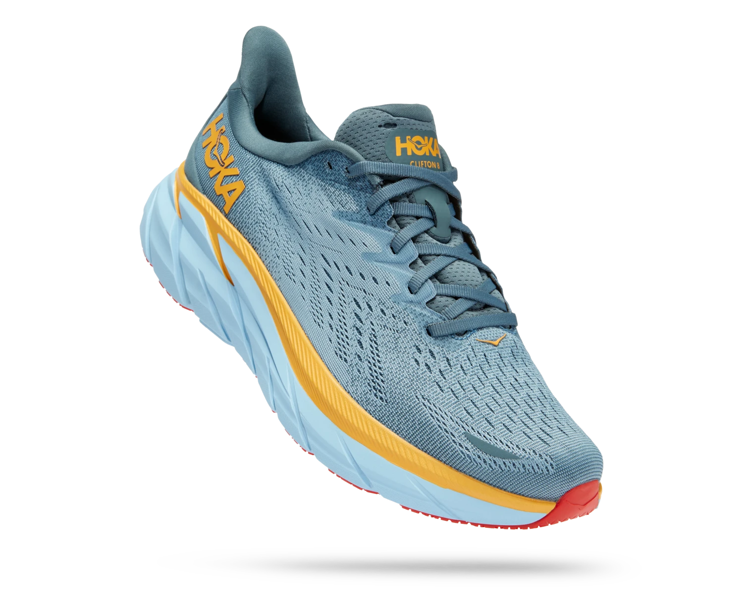Hoka Men's Clifton 8 (GBMS - Goblin Blue/Mountain Spring) 3 Hoka Men's Clifton 8 (GBMS - Goblin Blue/Mountain Spring)