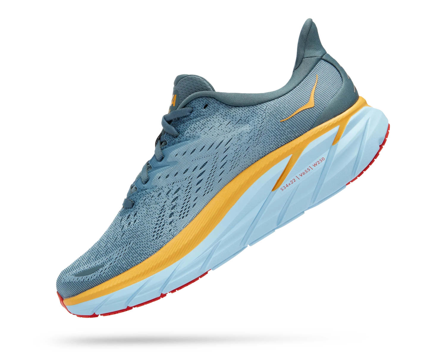 Hoka Men's Clifton 8 (GBMS - Goblin Blue/Mountain Spring) 6 Hoka Men's Clifton 8 (GBMS - Goblin Blue/Mountain Spring) - Image 4