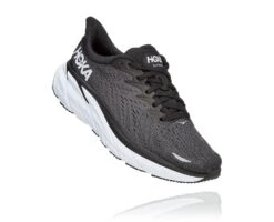 Hoka Women's Clifton 8 (BWHT - Black/White)