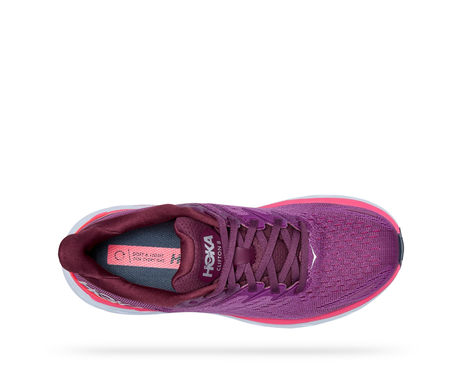 Hoka Women's Clifton 8 (GWBY - Grape Wine/Beautyberry) 7 Hoka Women's Clifton 8 (GWBY - Grape Wine/Beautyberry) - Image 5