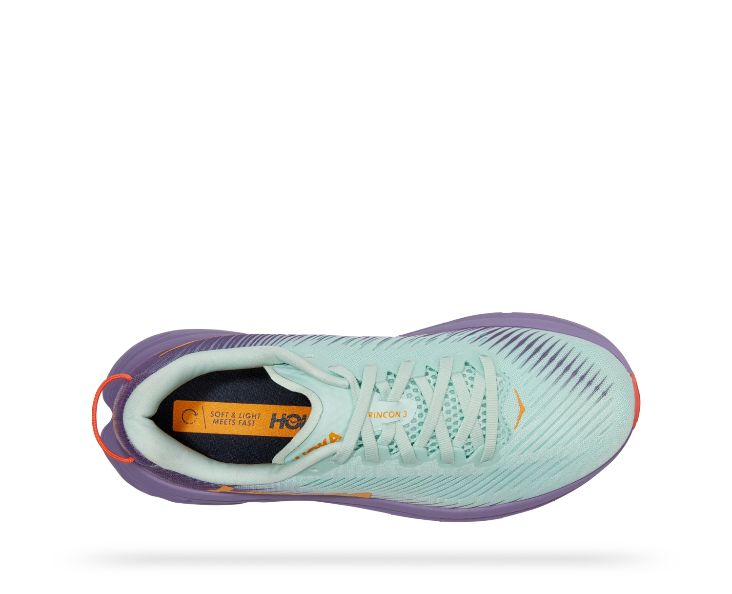 Hoka Women's Rincon 3 (BGVC - Blue Glass/Chalk Violet) 7 Hoka Women's Rincon 3 (BGVC - Blue Glass/Chalk Violet) - Image 5