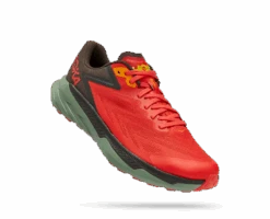 Hoka Men's Zinal (FBOL - Fiesta/Black Olive)