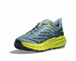 Hoka Men's Speedgoat 5 WIDE (SBDCT - Stone Blue/Dark Citron) -Hoka Store 1123157 SBDCT 3 f4351025 5be6 4f2d bc4e 5673c8a8c05a