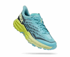 Hoka Women's Speedgoat 5 (CSGG - Coastal Shade/Green Shadow)