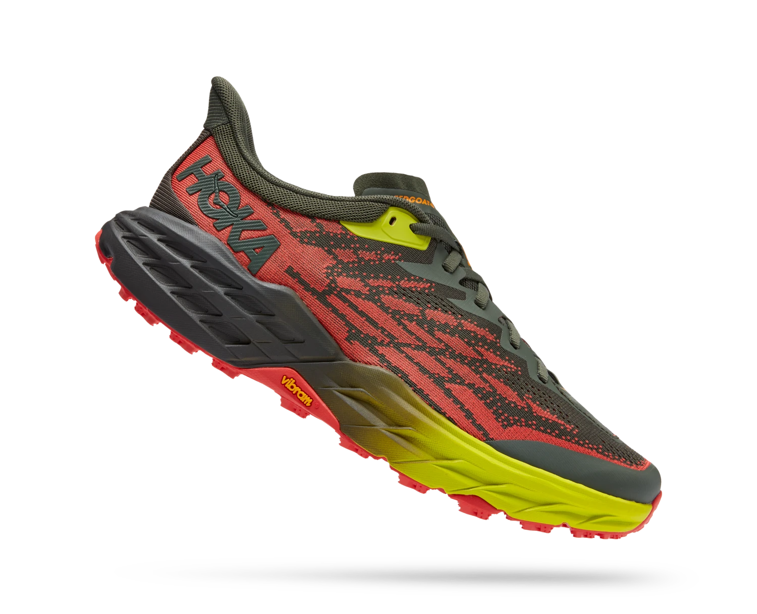 Hoka Men's Speedgoat 5 (TFST - Thyme/Fiesta) 4 Hoka Men's Speedgoat 5 (TFST - Thyme/Fiesta) - Image 2