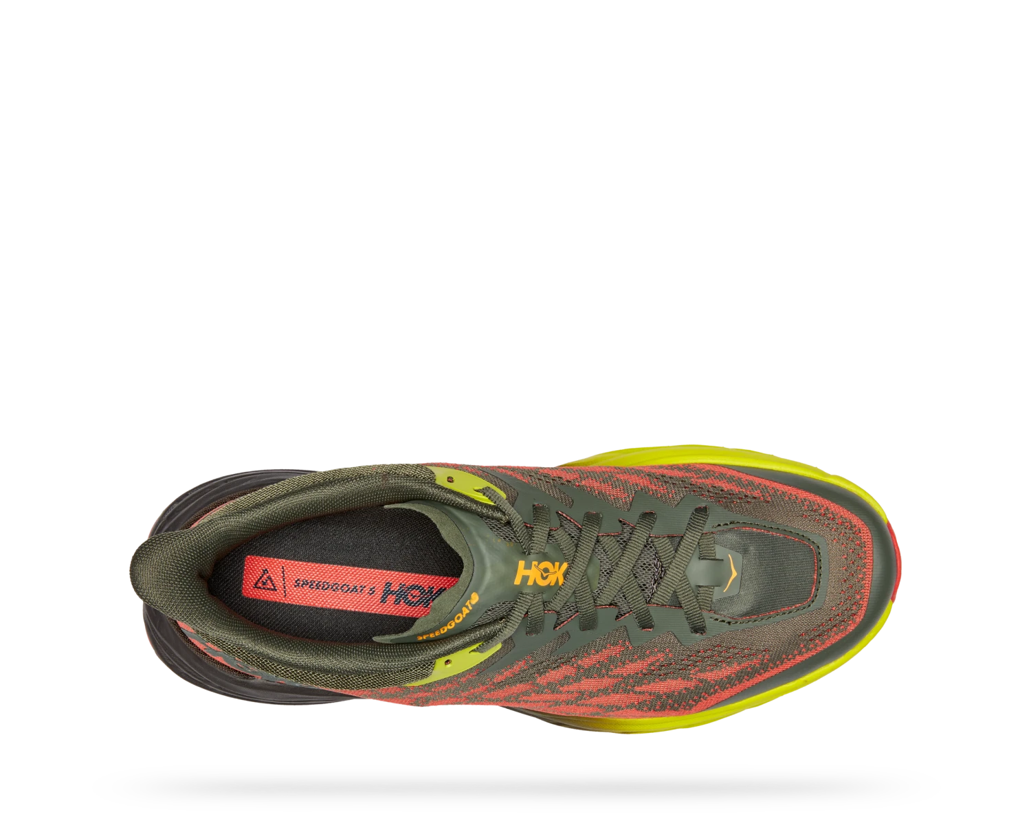 Hoka Men's Speedgoat 5 (TFST - Thyme/Fiesta) 7 Hoka Men's Speedgoat 5 (TFST - Thyme/Fiesta) - Image 5