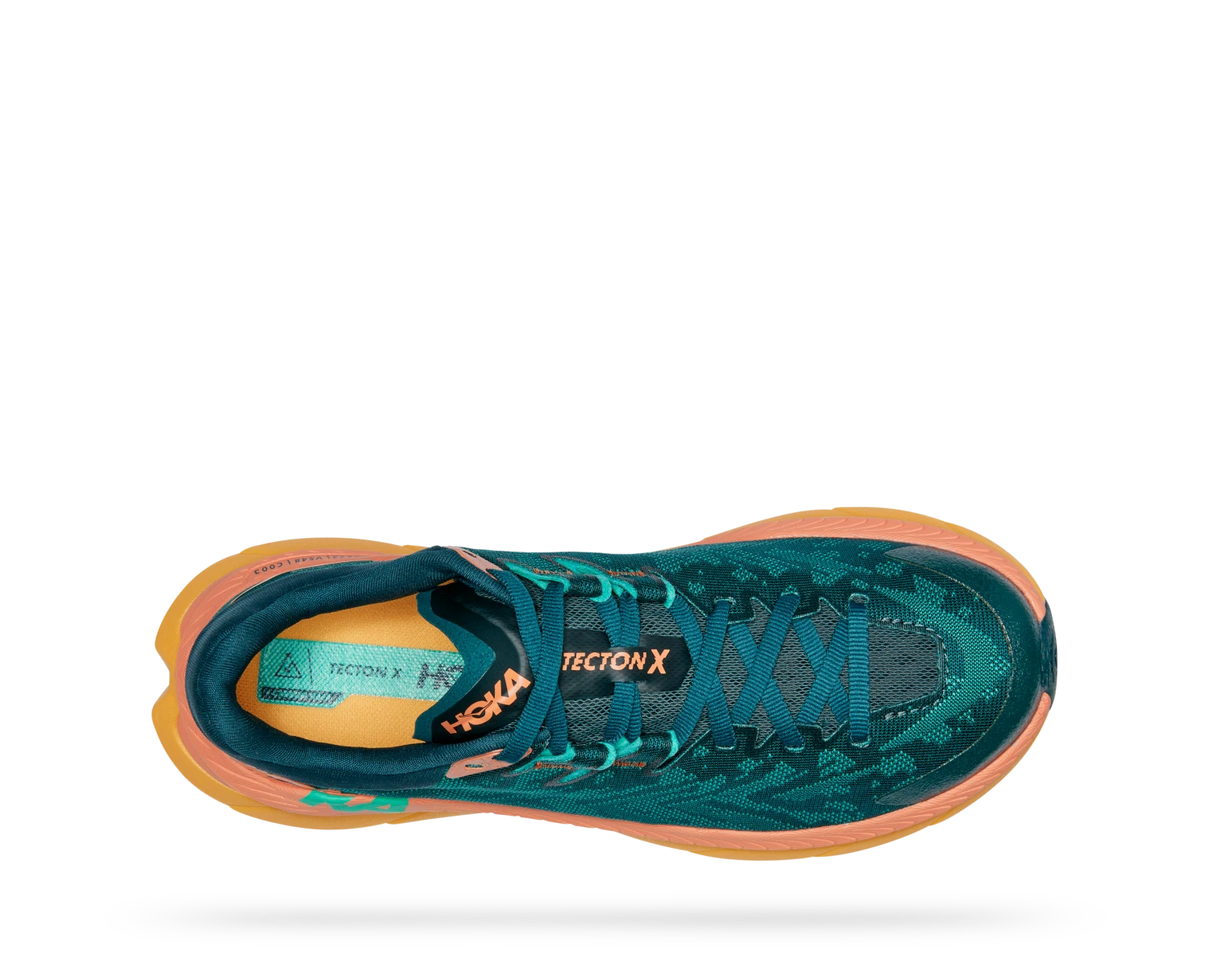 Hoka Women's Tecton X (DTWGR - Deep Teal/Water Garden) 7 Hoka Women's Tecton X (DTWGR - Deep Teal/Water Garden) - Image 5