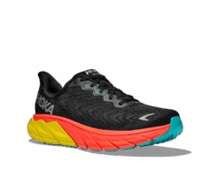 Hoka Men's Arahi 6 (BFLM - Black/Flame) -Hoka Store 1123194 BFLM 6