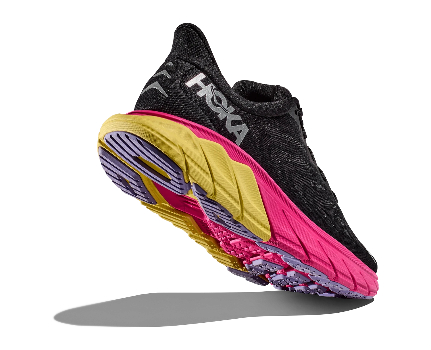 Hoka Women's Arahi 6 (BPYR - Black/Pink Yarrow) 8 Hoka Women's Arahi 6 (BPYR - Black/Pink Yarrow) - Image 6