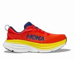 Hoka Men's Bondi 8 (RAFL - Red Alert/Flame)