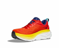 Hoka Men's Bondi 8 (RAFL - Red Alert/Flame) -Hoka Store 1123202 RAFL 3