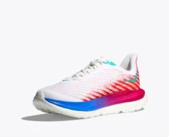 Hoka Men's Mach 5 (WFM - White/Flame) -Hoka Store 1127893 WFM 3