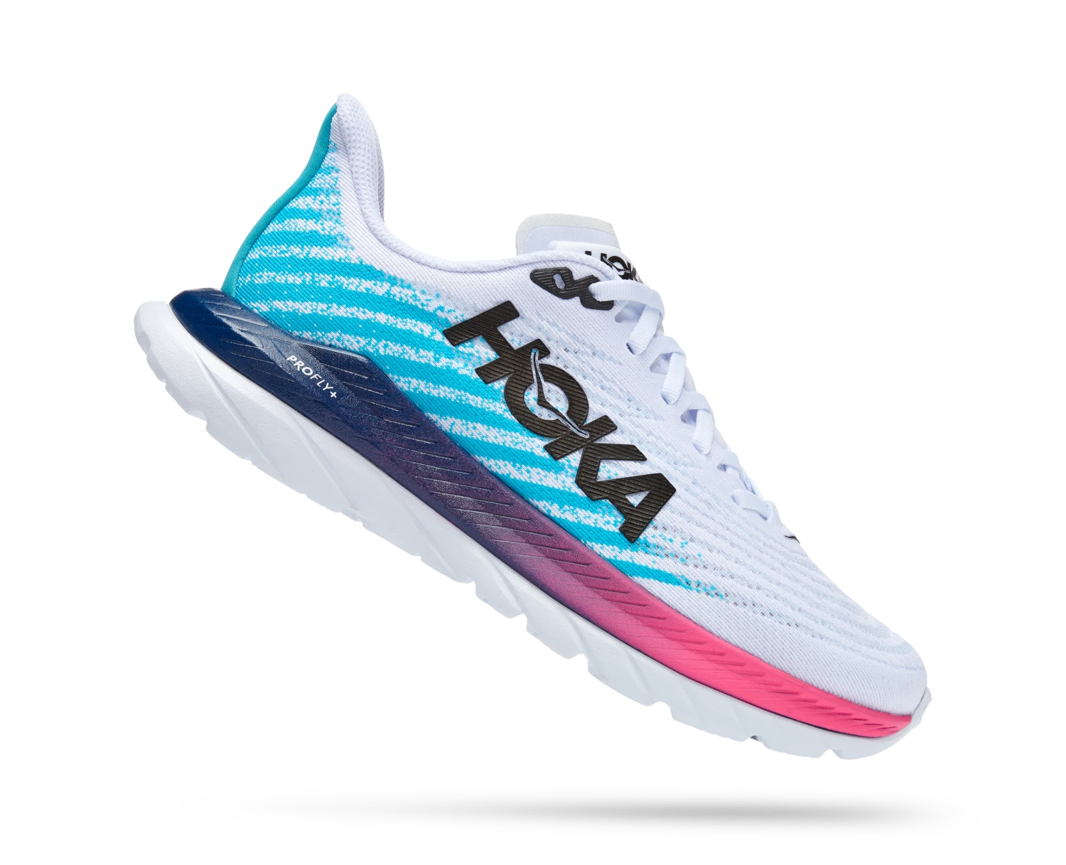 Hoka Women's Mach 5 (WSBB - White/Scuba Blue) 4 Hoka Women's Mach 5 (WSBB - White/Scuba Blue) - Image 2