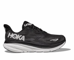 Hoka Men's Clifton 9 WIDE (BWHT - Black/White)