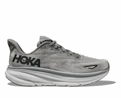 Hoka Men's Clifton 9 WIDE (HMBC - Harbor Mist/Black)