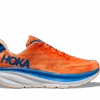 Hoka Men's Clifton 9 WIDE (VOIM - Vibrant Orange/Impala)