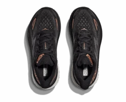 Hoka Women's Clifton 9 (BCPPR - Black/Copper) -Hoka Store 1127896 BCPPR 2