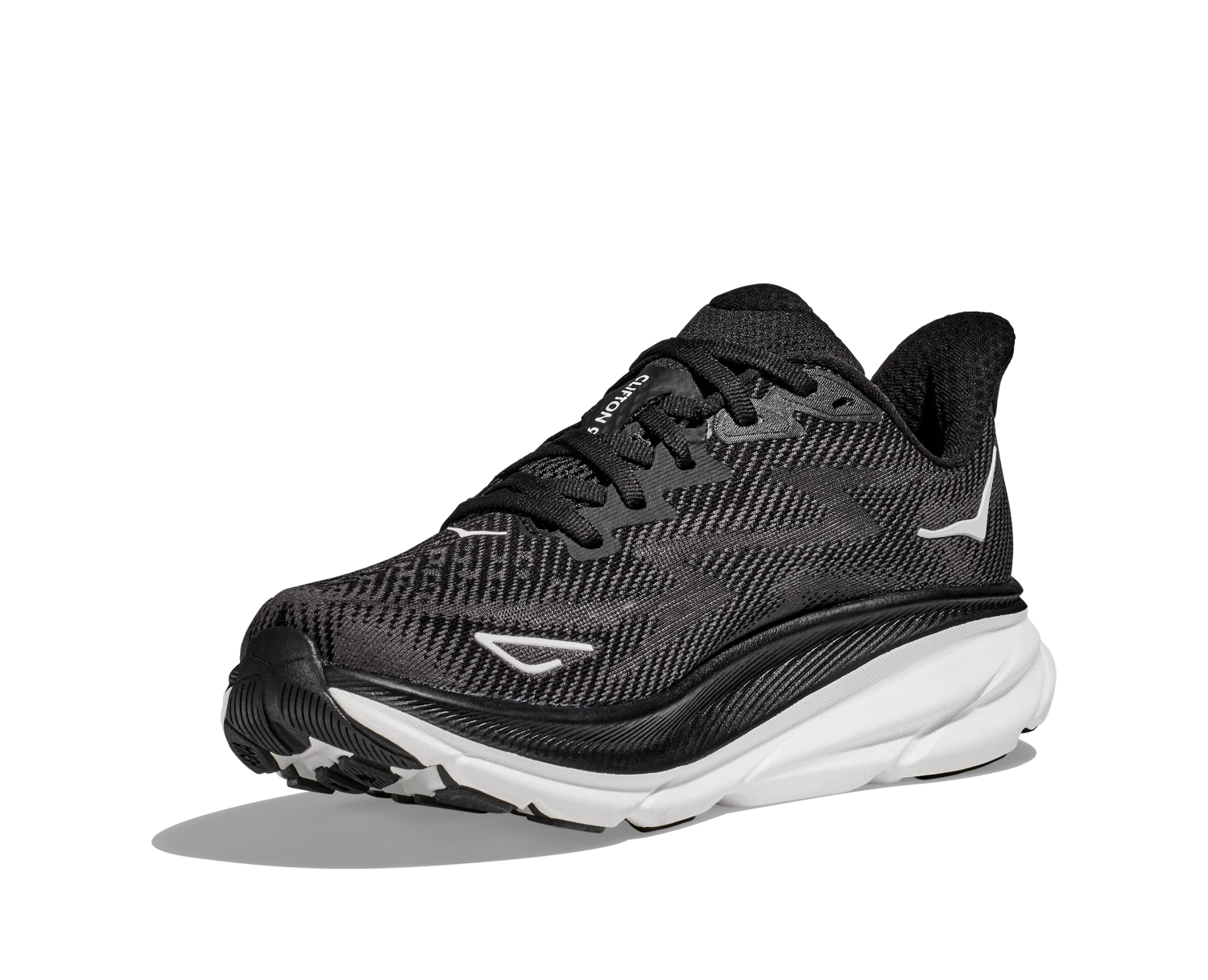 Hoka Women's Clifton 9 (BWHT - Black/White) 5 Hoka Women's Clifton 9 (BWHT - Black/White) - Image 3