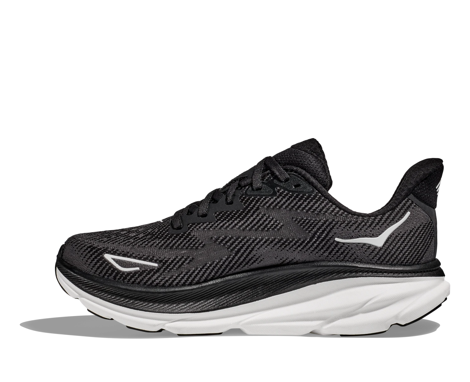 Hoka Women's Clifton 9 (BWHT - Black/White) 4 Hoka Women's Clifton 9 (BWHT - Black/White) - Image 2