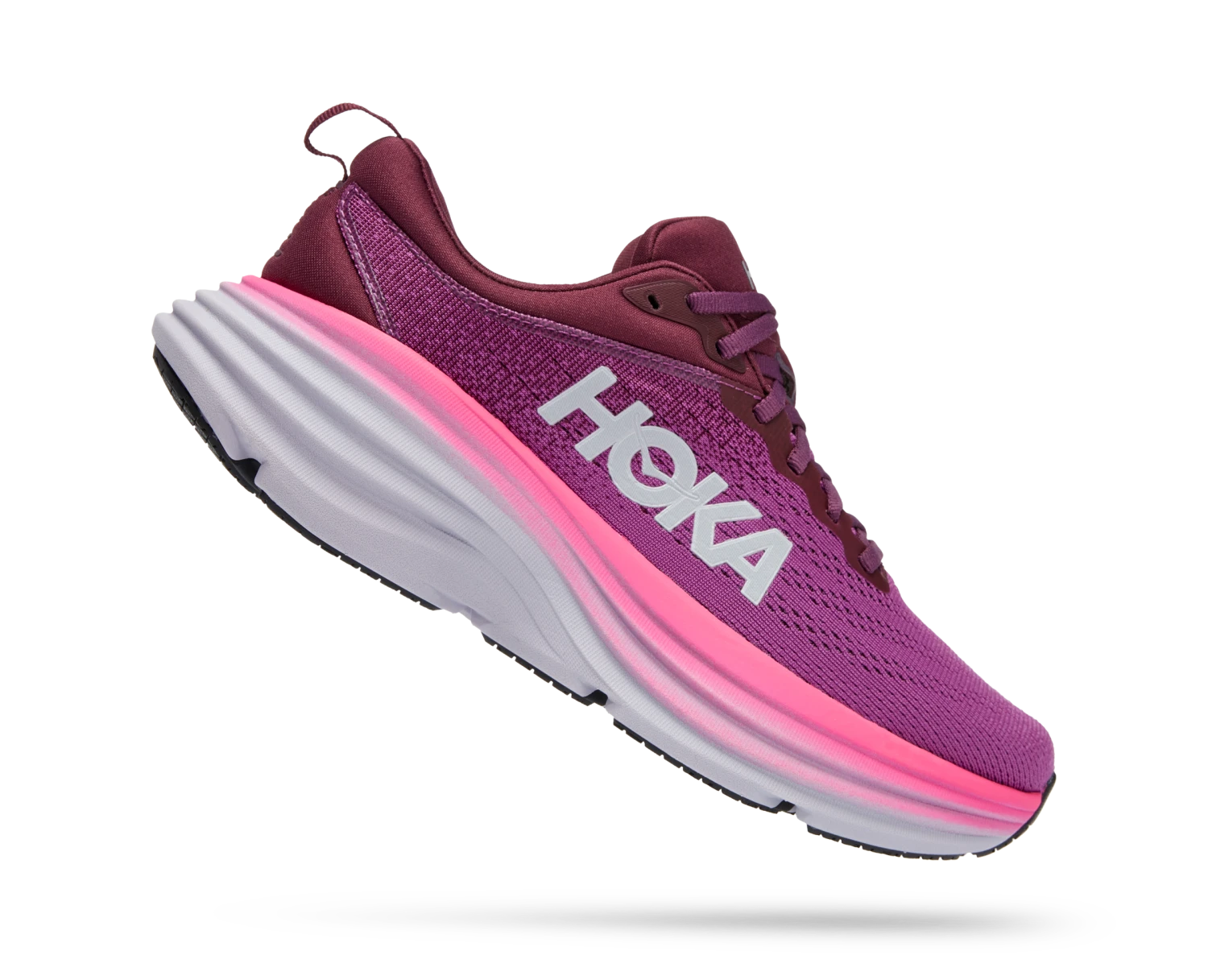Hoka Women's Bondi 8 (BGWN - Beautyberry/Grape Wine) 4 Hoka Women's Bondi 8 (BGWN - Beautyberry/Grape Wine) - Image 2