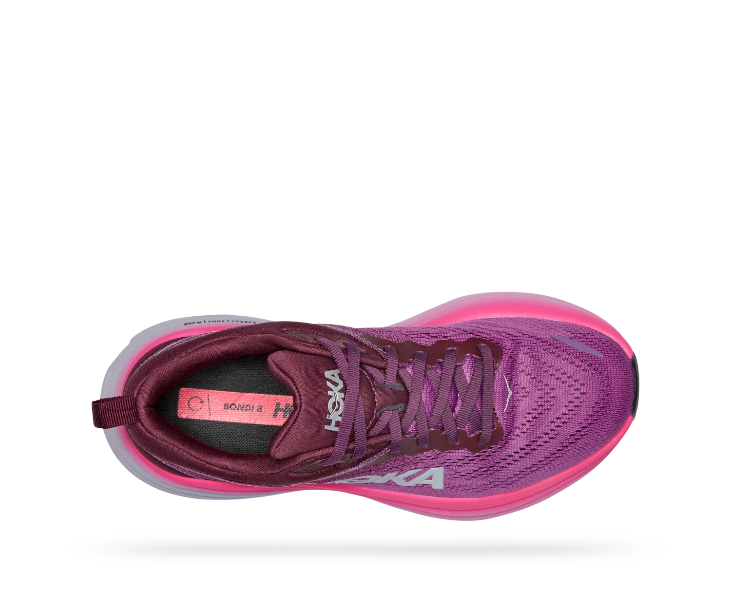 Hoka Women's Bondi 8 (BGWN - Beautyberry/Grape Wine) 7 Hoka Women's Bondi 8 (BGWN - Beautyberry/Grape Wine) - Image 5