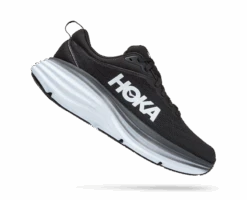 Hoka Women's Bondi 8 (BWHT - Black/White) -Hoka Store 1127952 BWHT 2