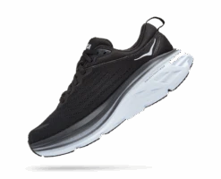 Hoka Women's Bondi 8 (BWHT - Black/White) -Hoka Store 1127952 BWHT 4