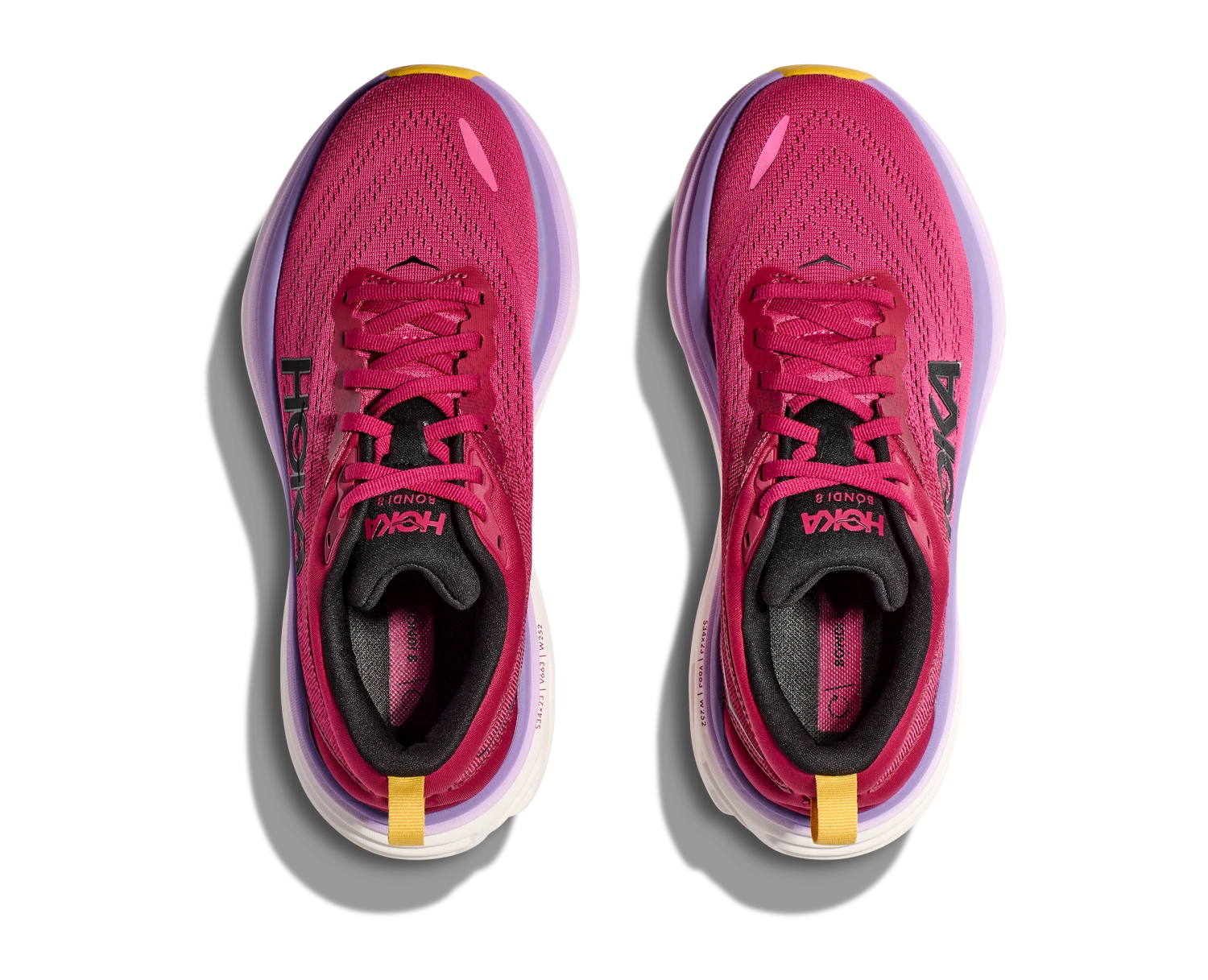 Hoka Women's Bondi 8 (CJPY - Cherries Jubilee/Pink Yarrow) 9 Hoka Women's Bondi 8 (CJPY - Cherries Jubilee/Pink Yarrow) - Image 7