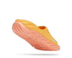 Hoka Unisex Ora Recovery Slide (AYSC - Amber Yellow/Shell Coral) -Hoka Store 1134527 AYSC 3