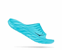 Hoka Unisex Ora Recovery Slide (SBBB - Scuba Blue/Bellwether) -Hoka Store 1134527 SBBB 2