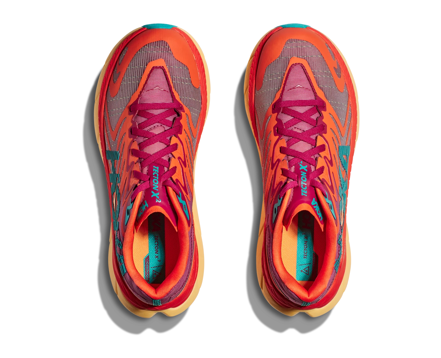 Hoka Men’s Tecton X 2 (CJFL - Cherry Jubilee/Flame) 7 Hoka Men’s Tecton X 2 (CJFL - Cherry Jubilee/Flame) - Image 5