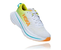 Hoka Menâs Bondi X (WEPR - White/Evening Primrose)