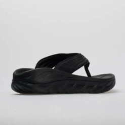 Hoka One One Ora Recovery Flip Men's Black/Dark Gull Gray -Hoka Store 570409 6