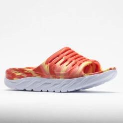 HOKA Ora Recovery Slide Swirl Unisex Yellow Pear/Fiesta 12 HOKA Ora Recovery Slide Swirl Unisex Yellow Pear/Fiesta -Hoka Store 570558 5