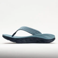 HOKA Ora Recovery Flip Men's Stone Blue/Outer Space -Hoka Store 570604 1