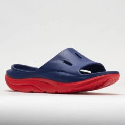 HOKA Ora Slide 3 Unisex Bellwether Blue/Red Alert 12 HOKA Ora Slide 3 Unisex Bellwether Blue/Red Alert -Hoka Store 570614 5