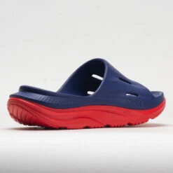 HOKA Ora Slide 3 Unisex Bellwether Blue/Red Alert 13 HOKA Ora Slide 3 Unisex Bellwether Blue/Red Alert -Hoka Store 570614 6
