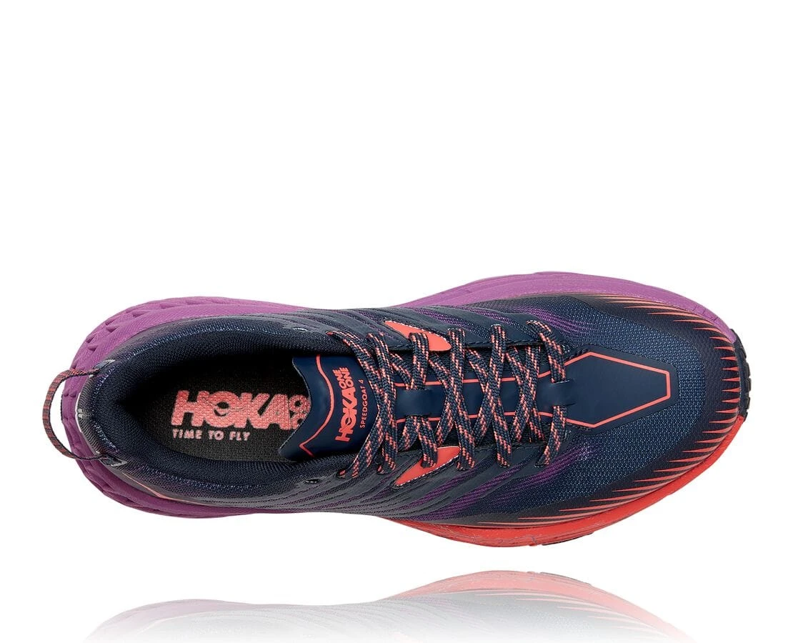 Hoka Women's Speedgoat 4 (OSHC - Outer Space/Hot Coral) 5 Hoka Women's Speedgoat 4 (OSHC - Outer Space/Hot Coral) - Image 3