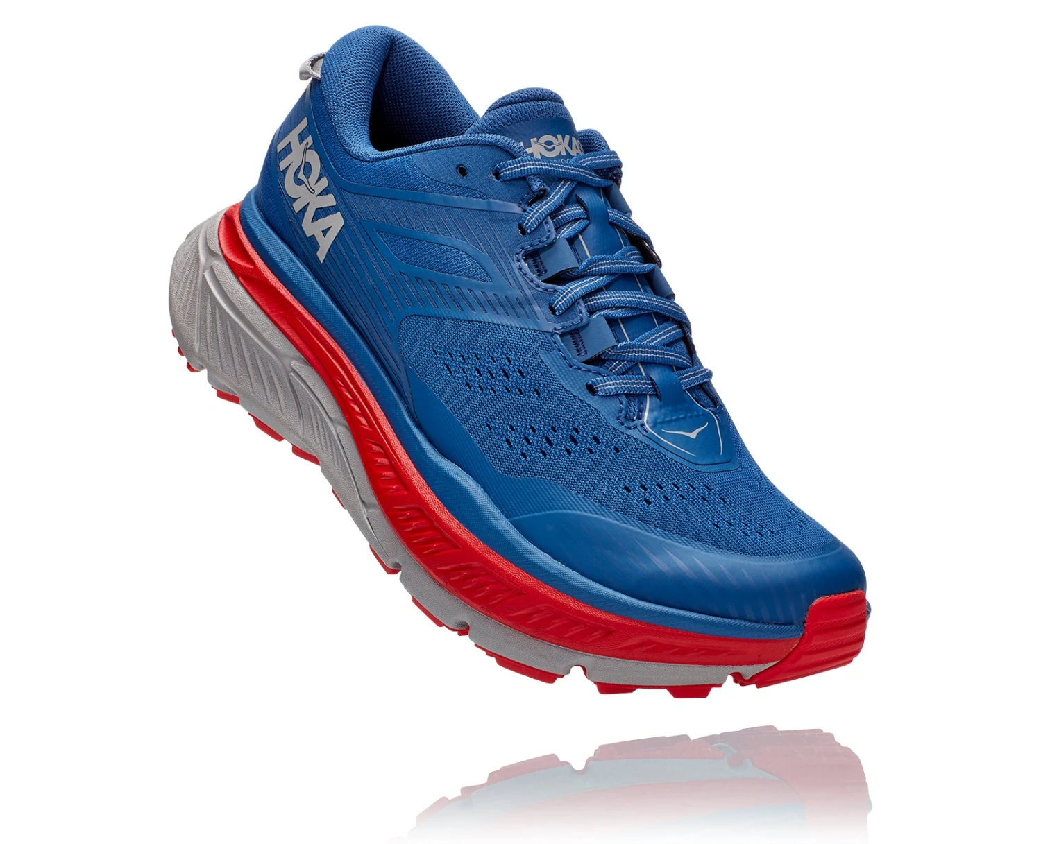 Hoka Men's Stinson ATR 6 (DBHRR - Dark Blue/high Risk Red) 3 Hoka Men's Stinson ATR 6 (DBHRR - Dark Blue/high Risk Red)