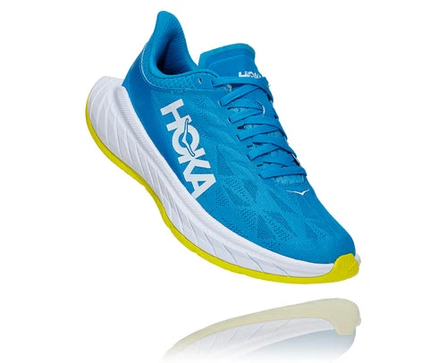 Hoka Women’s Carbon X 2 (DBCTR - Diva Blue/Citrus) 3 Hoka Women’s Carbon X 2 (DBCTR - Diva Blue/Citrus)